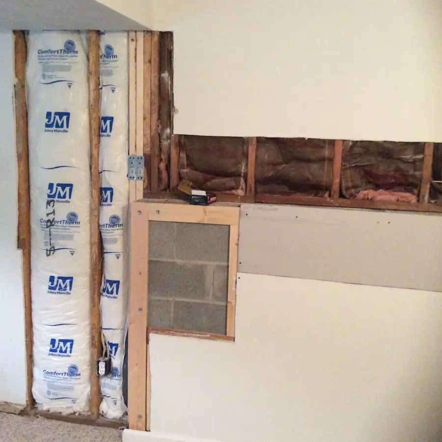 Wall insulation replacement during Contents Cleaning & Restoration in Owensboro